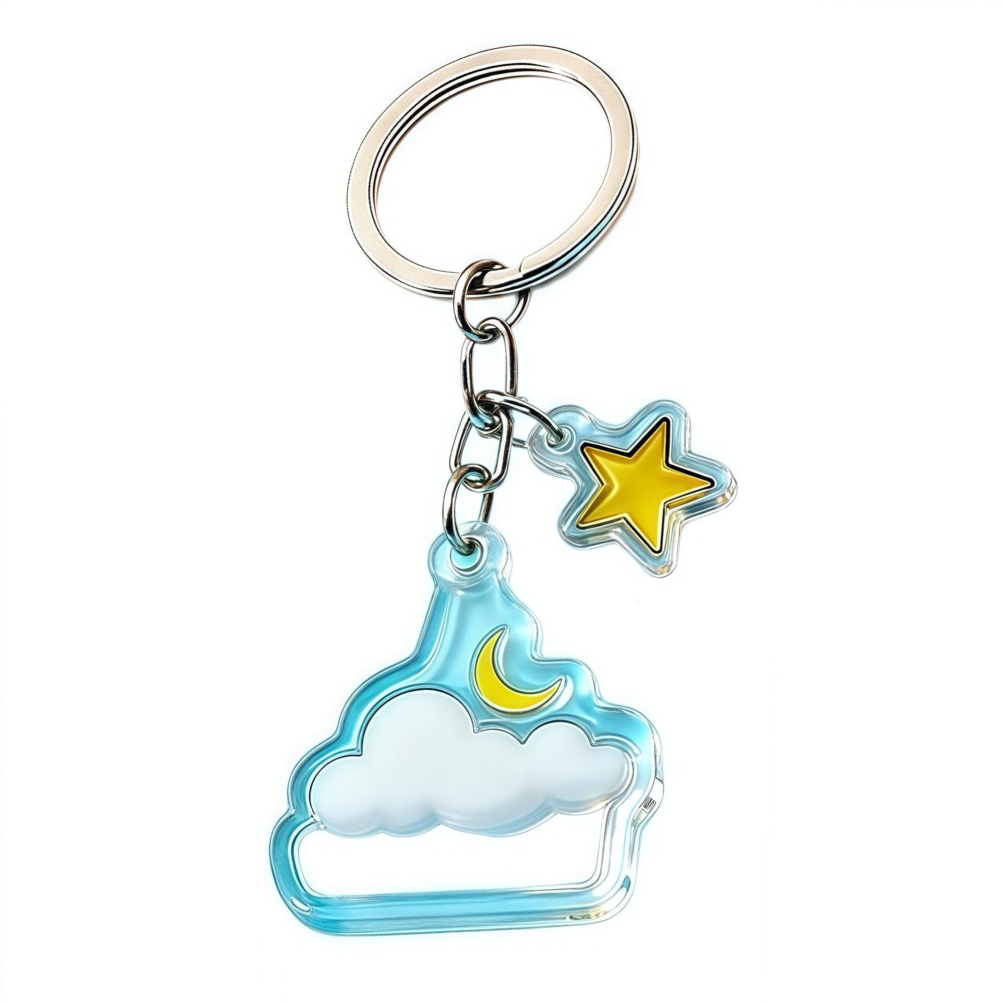 Custom Acrylic keychain Promotionals, Cartoon Key Ring Clear Keychain Promo Items Promotional Product
