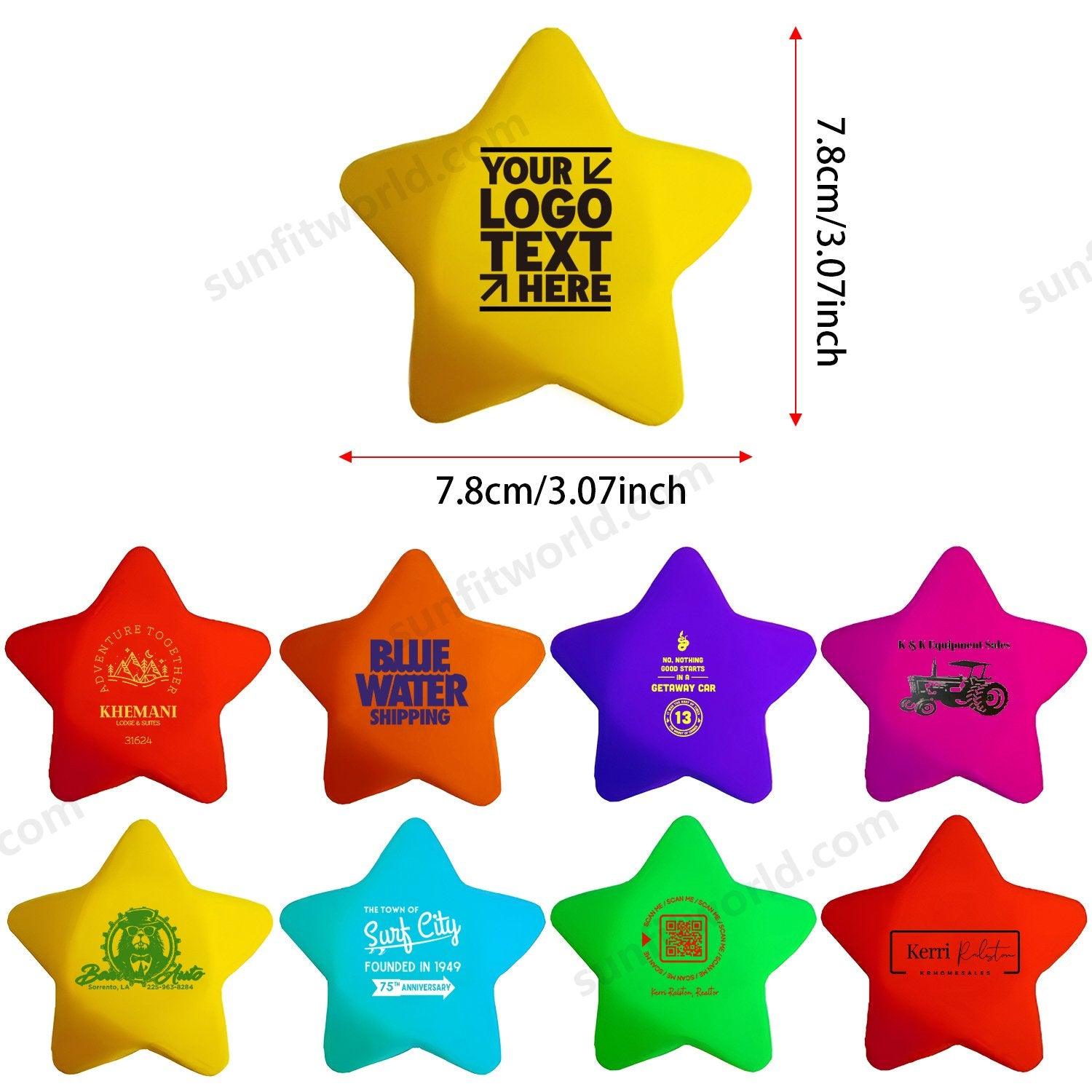 Wholesale Custom Star Shape Pu Foam Stress Reliever Ball With Your Logo