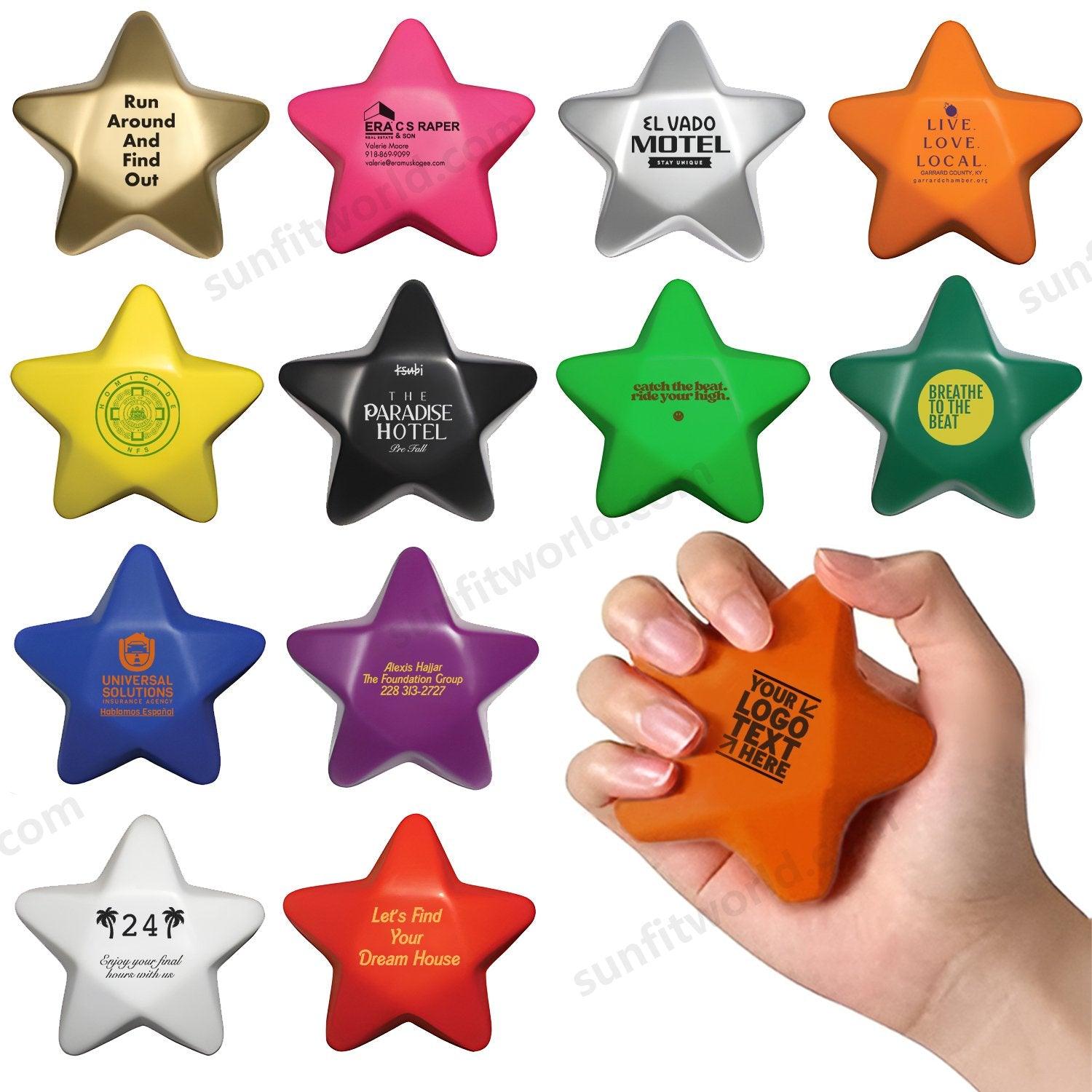 Wholesale Custom Star Shape Pu Foam Stress Reliever Ball With Your Logo