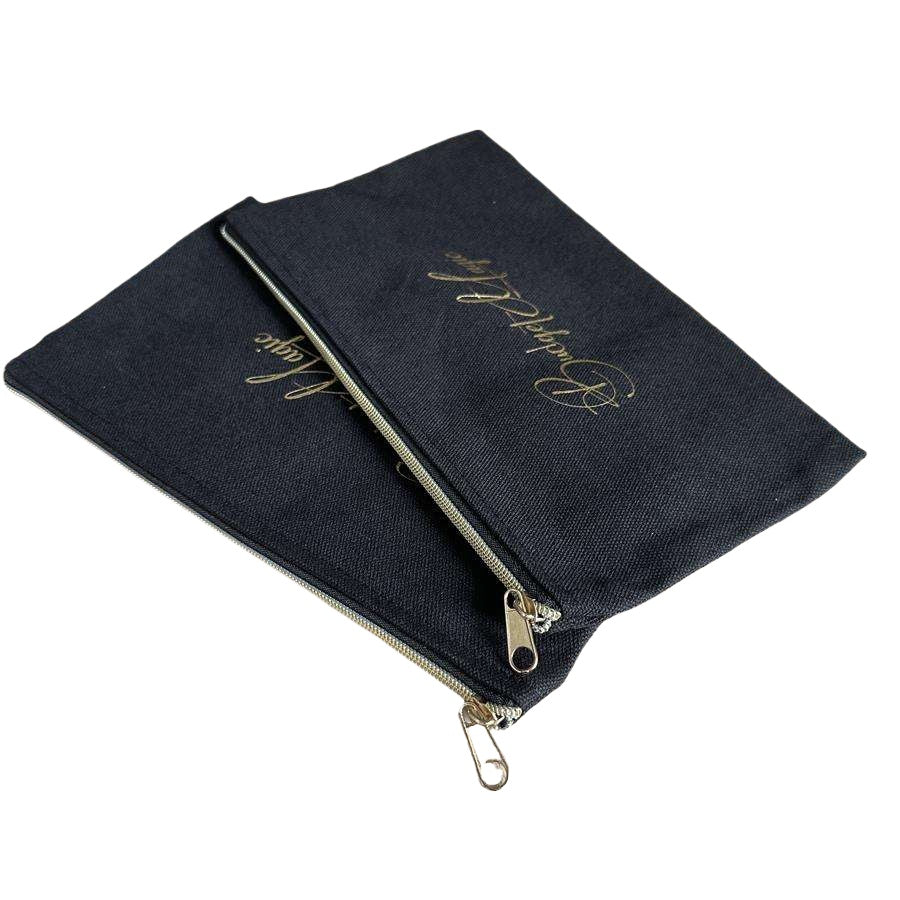 Custom Canvas Makeup Bags | Travel Cotton Cosmetic Pouches