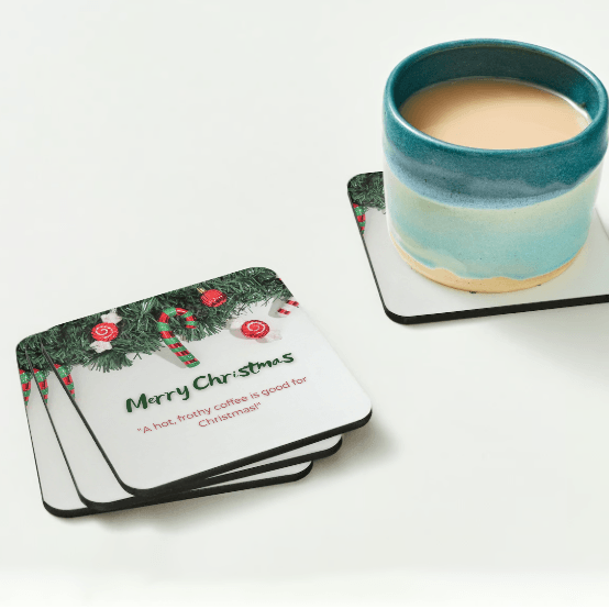 Custom Absorbent Paper Coatser Coffee Tea Beer Cup Coaster For Drink