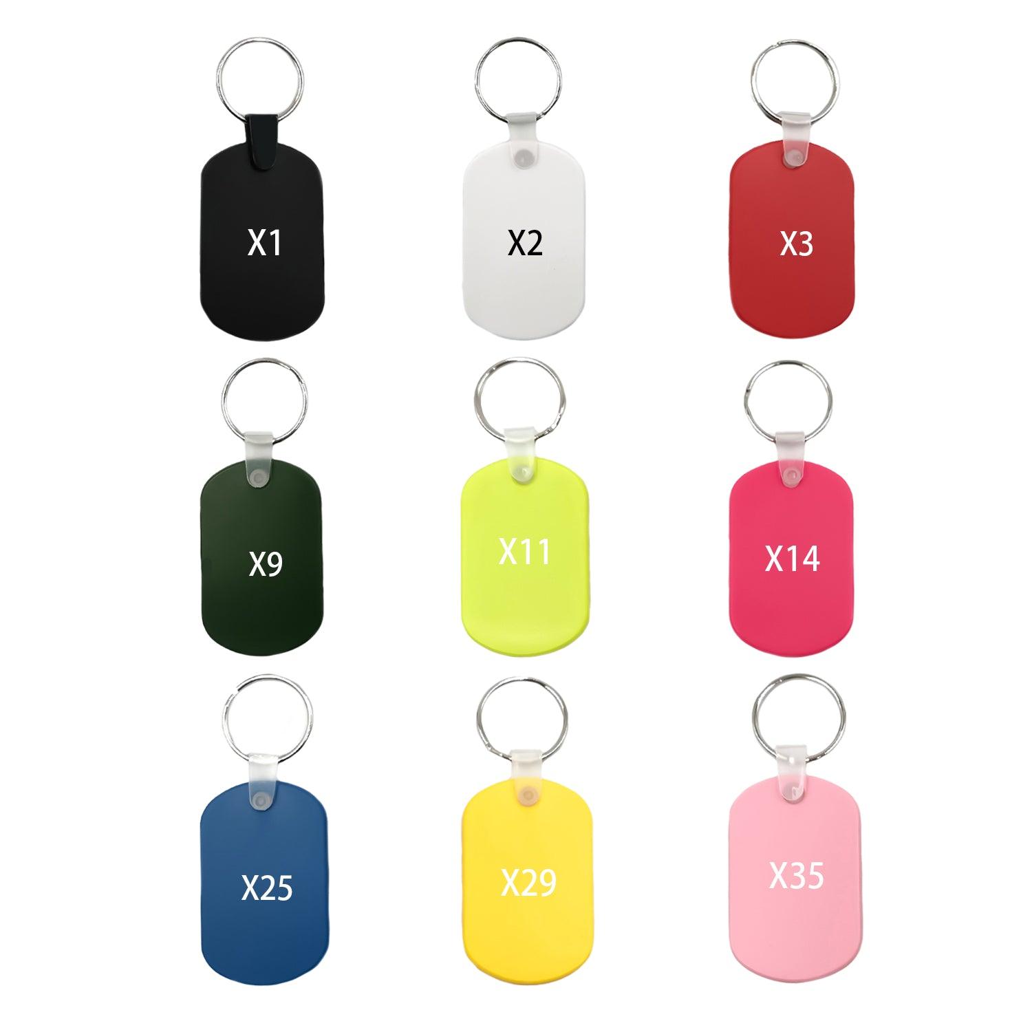 Custom Keychains PVC/Plastic Key| Personalized Keychains Key Tags