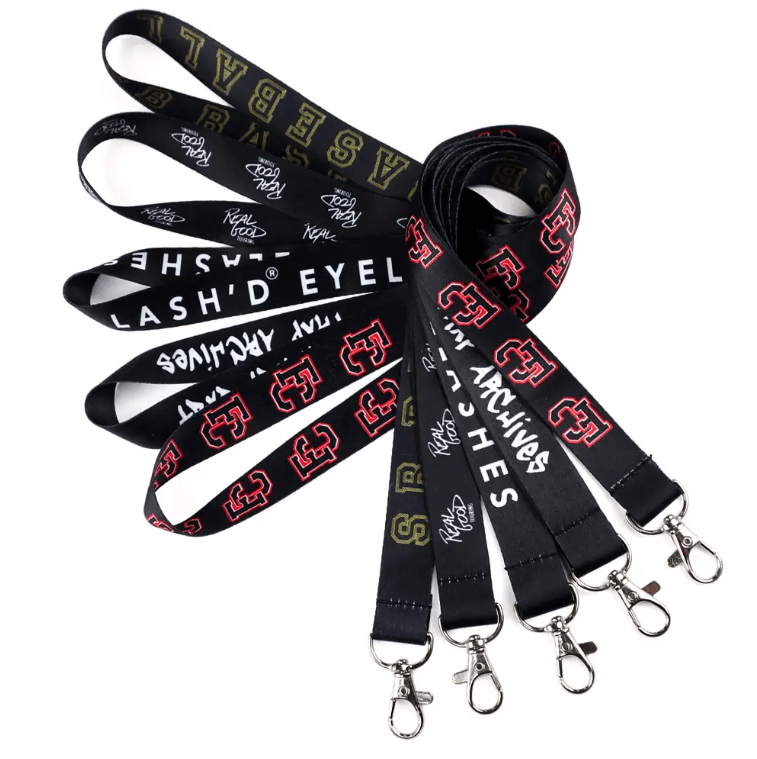 Custom Logo Full Color Dye Sublimation Lanyards