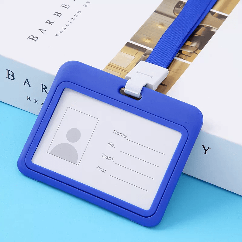 Custom Full Color Sublimation Lanyards - Silicone Card Holder