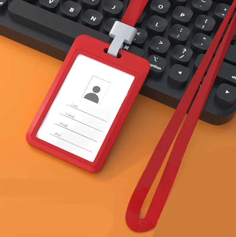 Custom Full Color Sublimation Lanyards - Silicone Card Holder