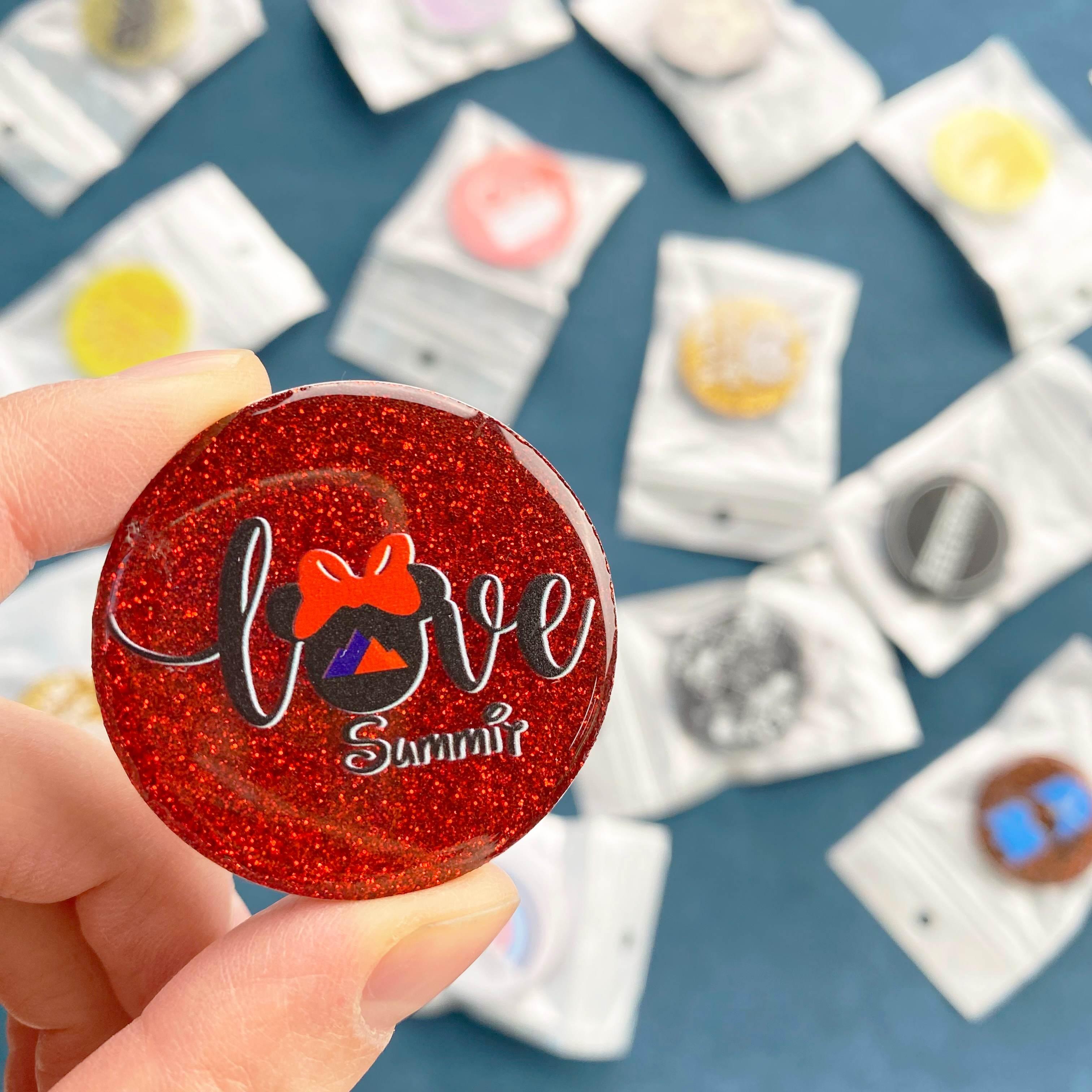 Custom Glitter Phone Stand | Personalized Pop Cell Phone Grip Sockets