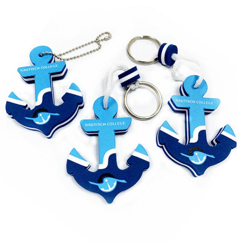 100 Wholesale Custom Shape Printed EVA Foam Floating Keychain with Your Logo