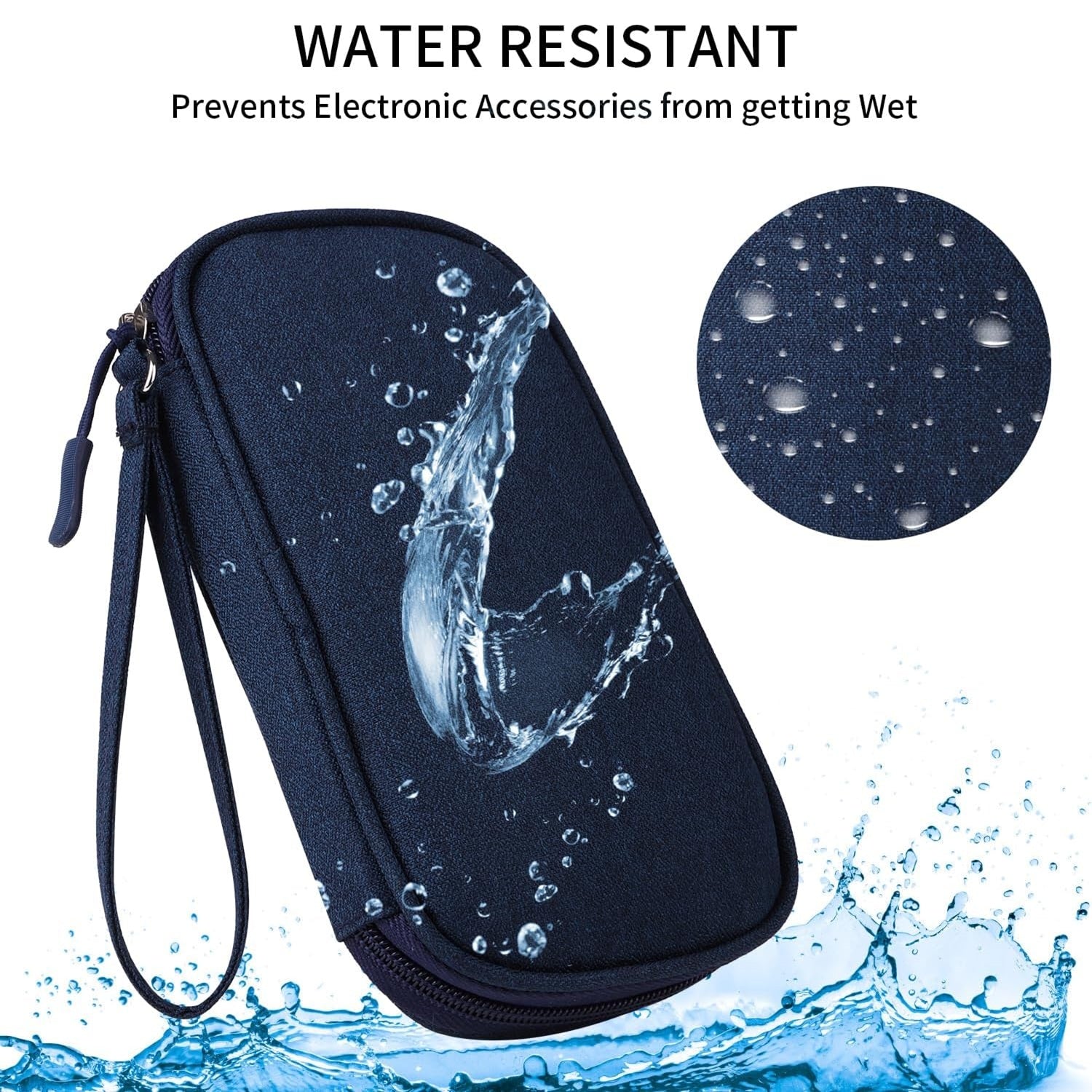 Wholesale Custom Logo Electronic Organizer Travel Case – Polyester Cable Storage Bag