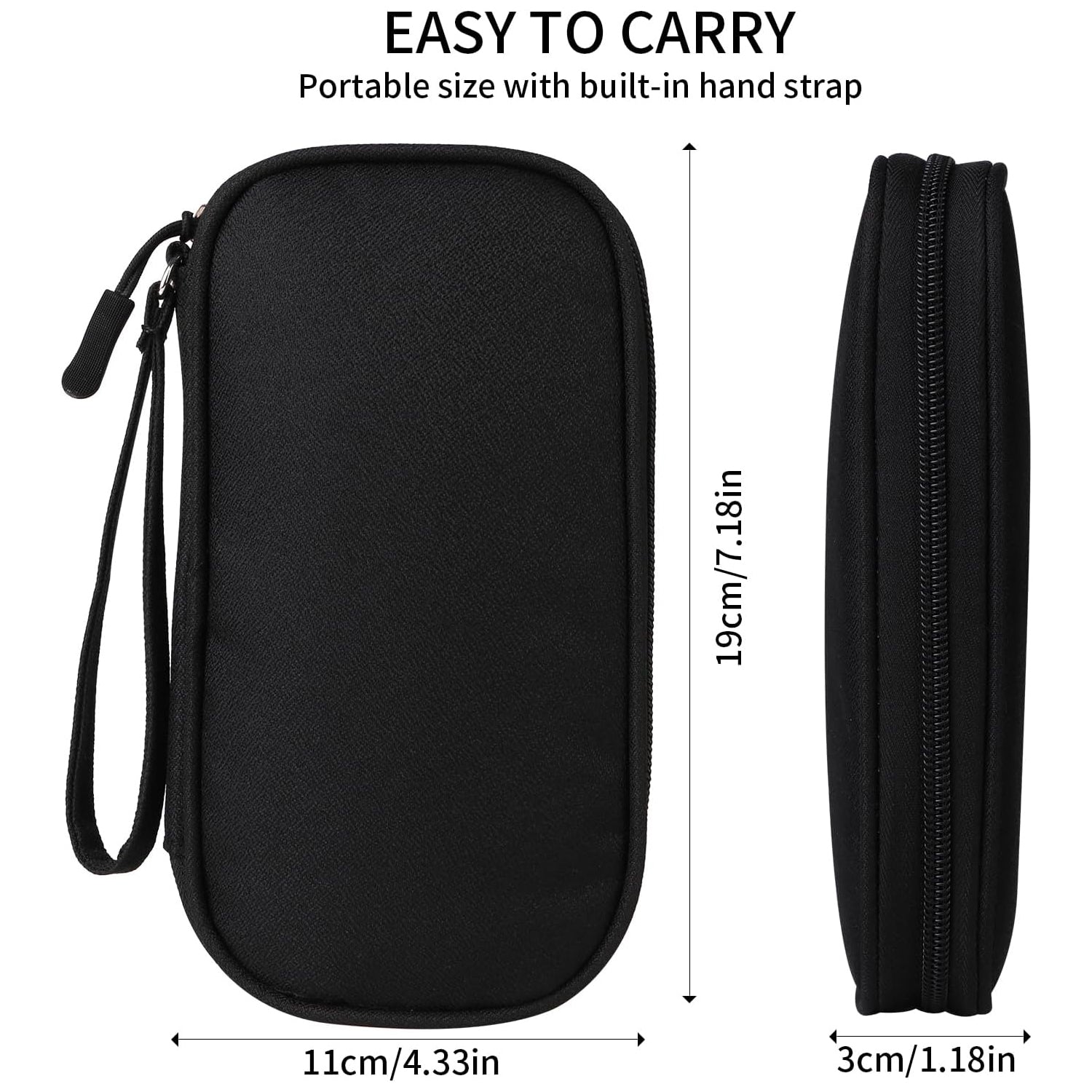 Wholesale Custom Logo Electronic Organizer Travel Case – Polyester Cable Storage Bag