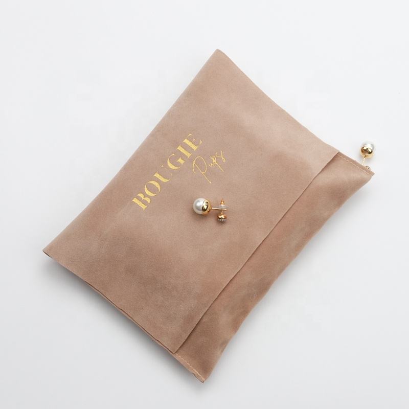 Wholesale Custom Velvet Envelope Dust Bag for Jewelry