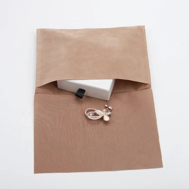 Wholesale Custom Velvet Envelope Dust Bag for Jewelry
