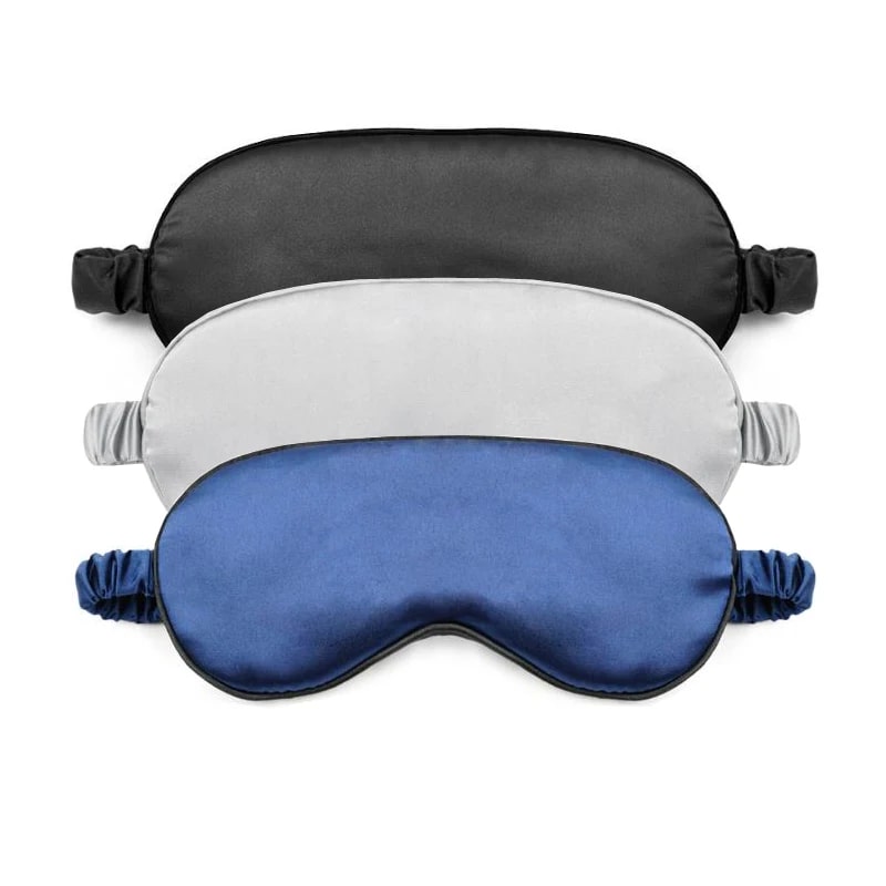 Custom Logo Soft Sleep Mask with Elastic Band Reusable Eye Mask