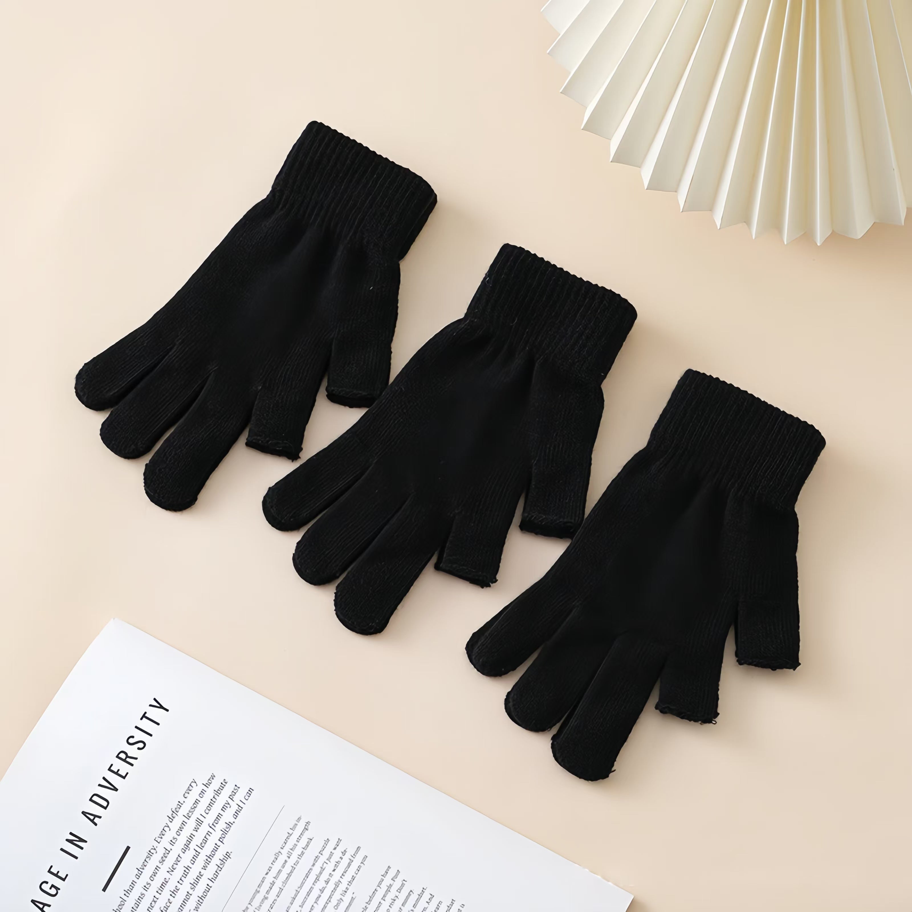 Winter Warm Two Finger Gloves Fashion Unisex Fingerless Gloves with Your Logo