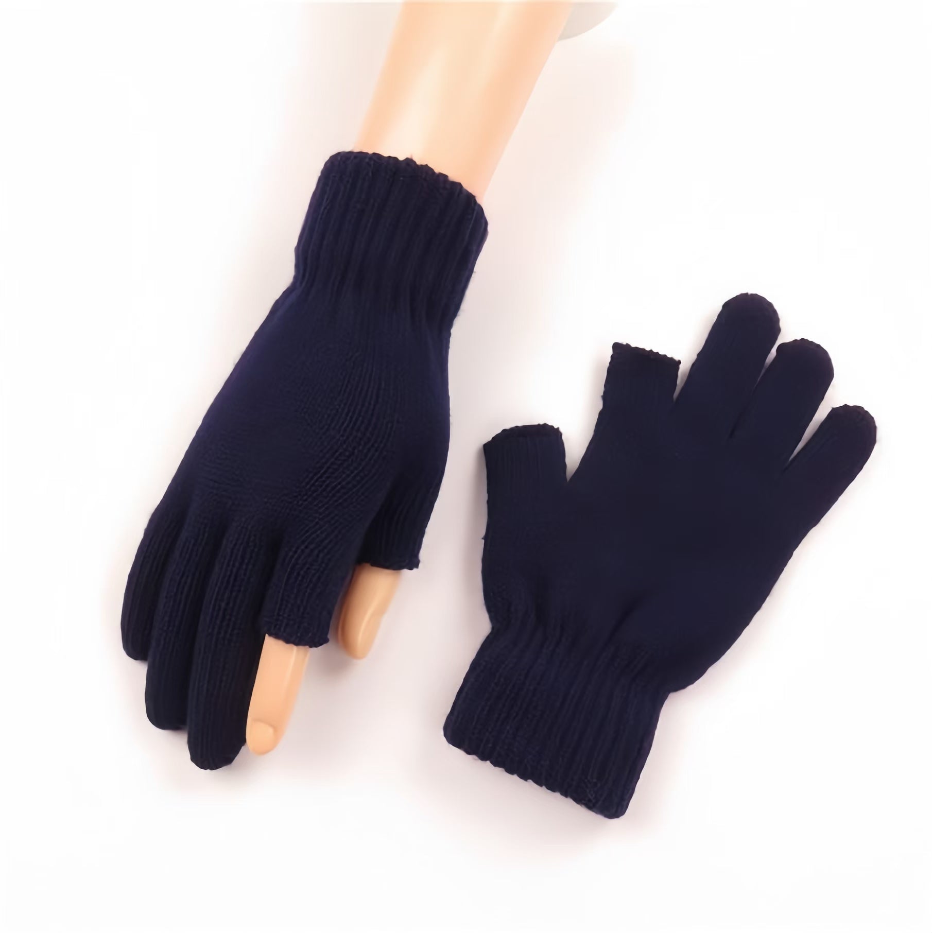 Winter Warm Two Finger Gloves Fashion Unisex Fingerless Gloves with Your Logo