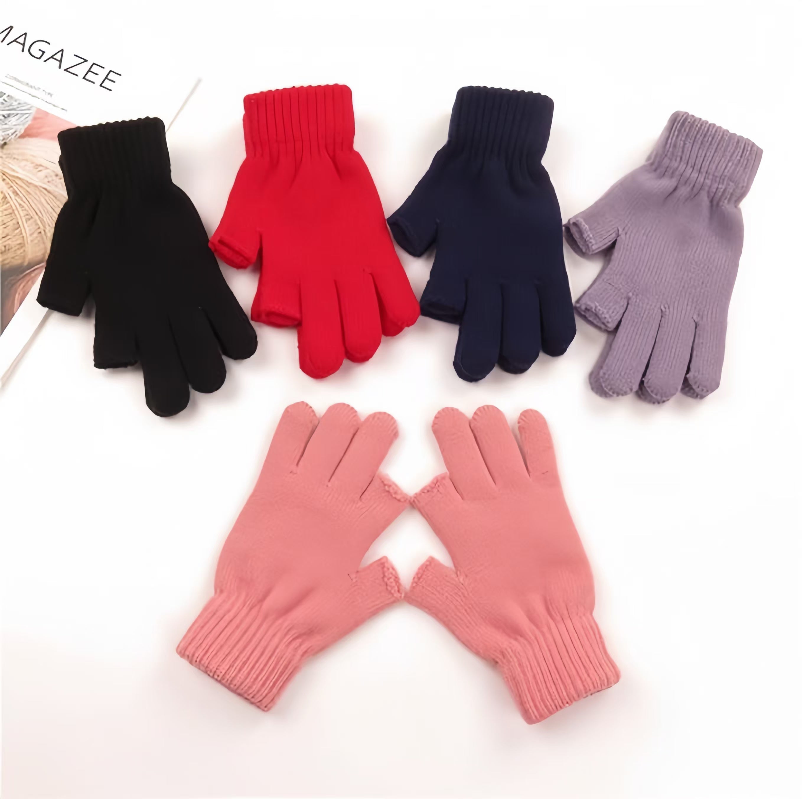 Winter Warm Two Finger Gloves Fashion Unisex Fingerless Gloves with Your Logo