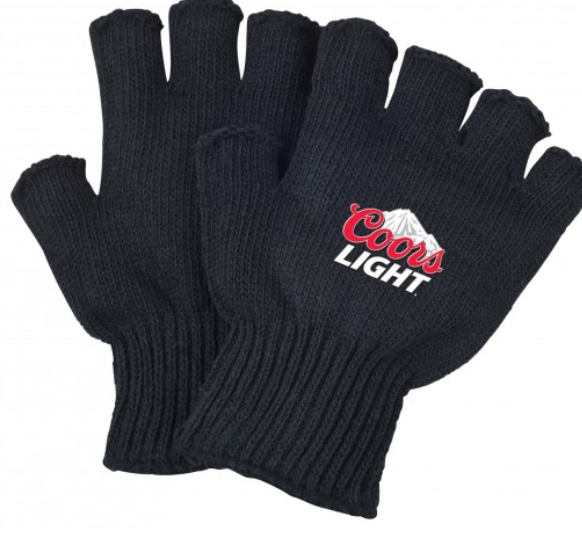 Custom Logo Promotional Winter Gloves Warm Soft Hand Half Finger Short Gloves