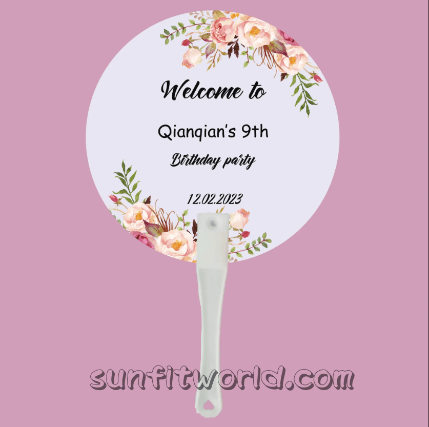 Custom Hand Fan Promo Items Summer Gift | Cooling Fan Outdoor Fan Promotionals Any Shape