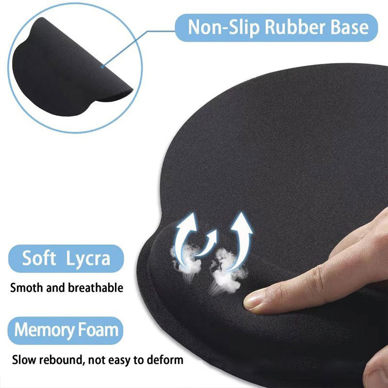 50 Soft Sponge Wrist Rest Mousepad | Custom Protect Wrist Mouse Pad with Logo