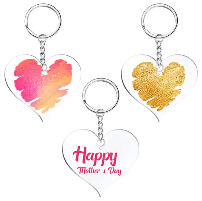 Custom Music Acrylic Photo Keychain | KeyTags Wedding Gift Idea