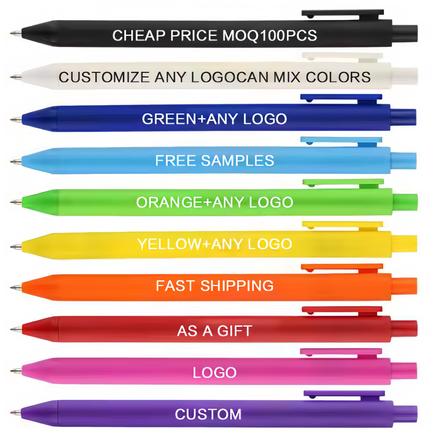 Custom Pens with Your Logo & Promotional Personalized Pens for Event