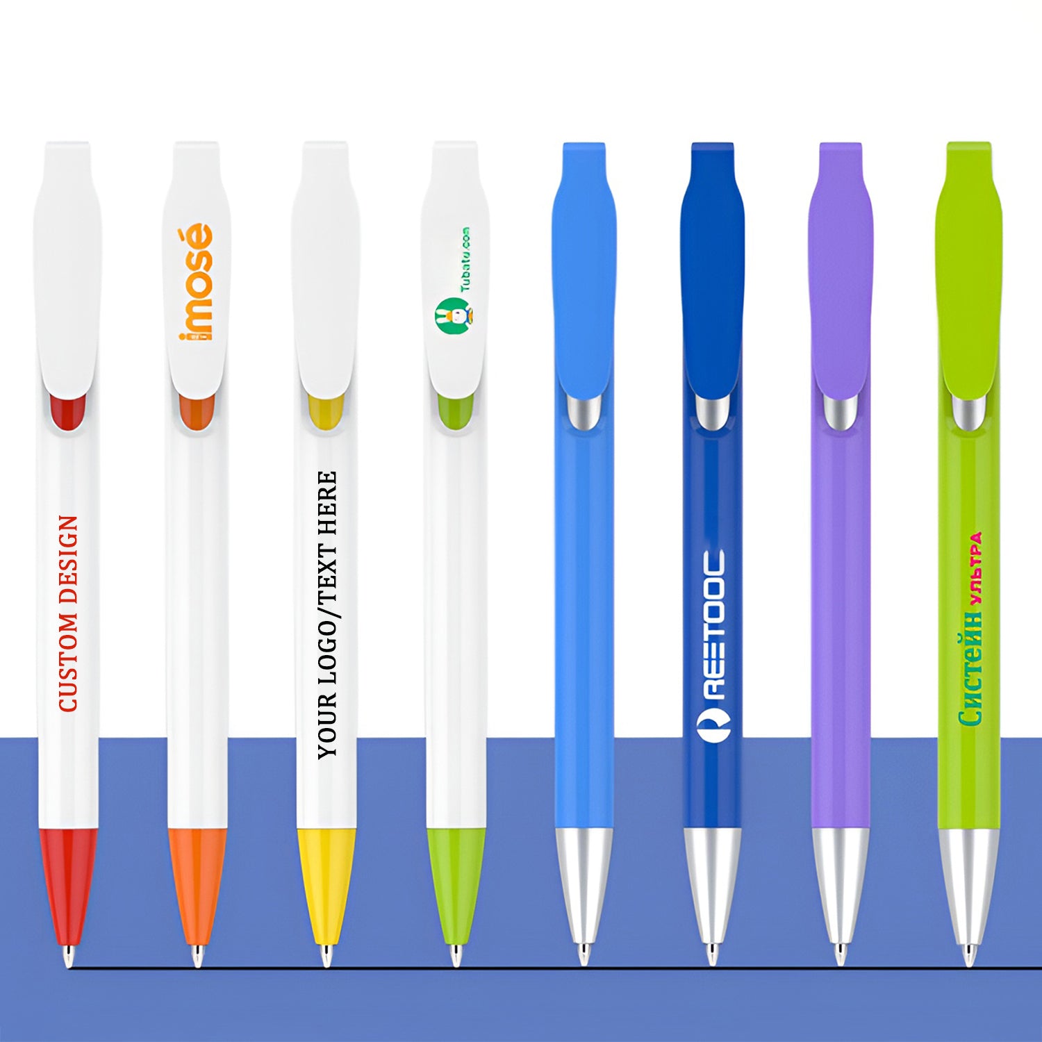 Custom Logo Colorful Pens & Personalized Pens with the Color you like