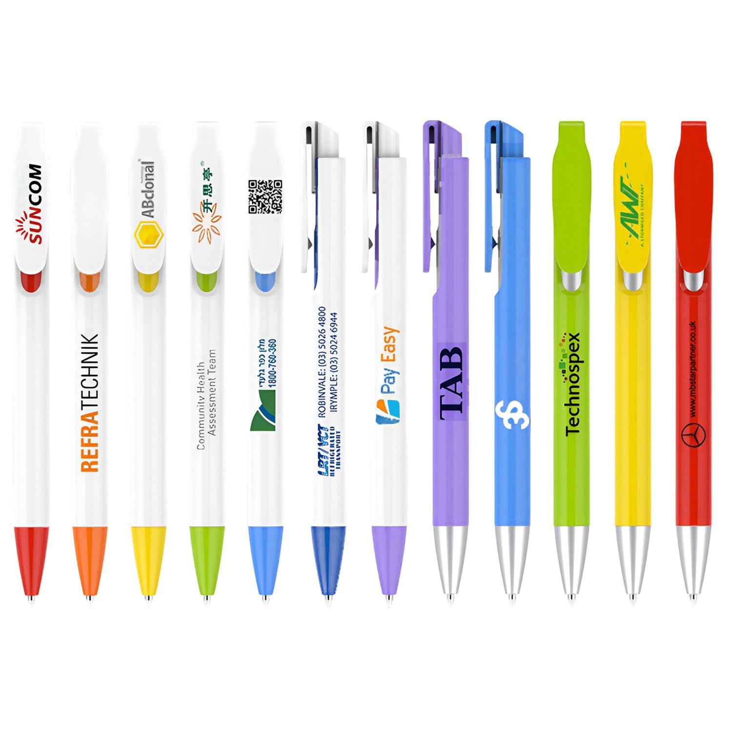 Custom Logo Colorful Pens & Personalized Pens with the Color you like