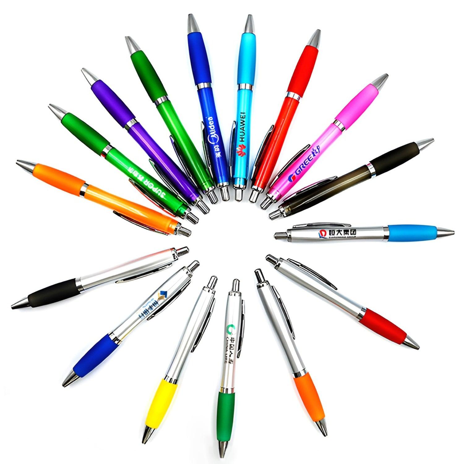 Custom Plastic Gourd Shape Pens & Soft-Touch Rubber Handle Pens for Events