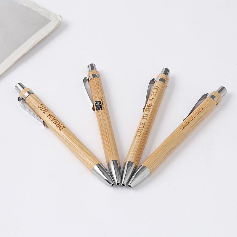Environmental Friendly Bamboo Pens | Personalized Logo Engraving Pens