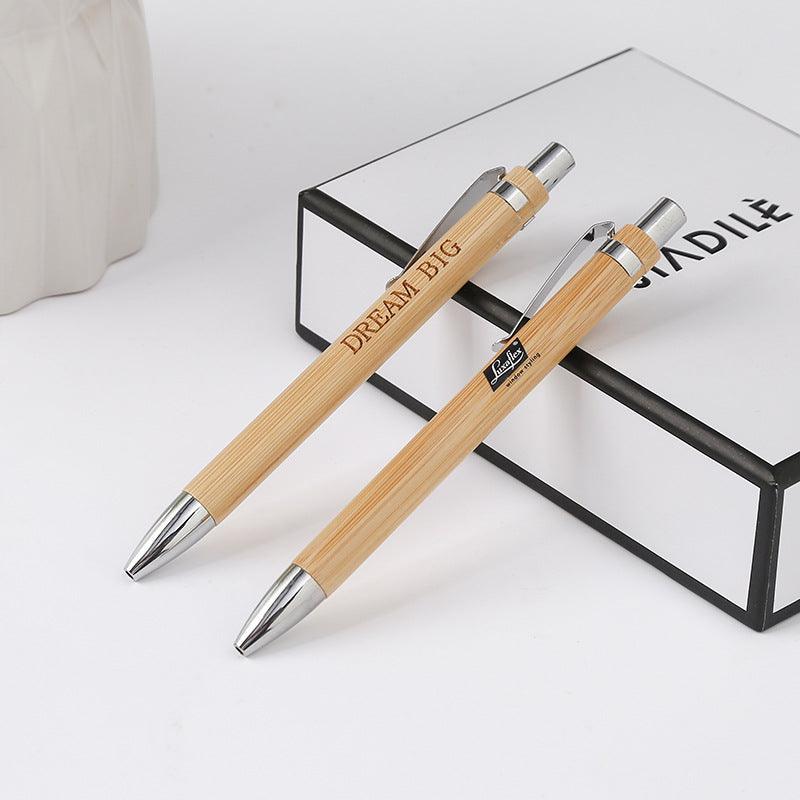 Environmental Friendly Bamboo Pens | Personalized Logo Engraving Pens