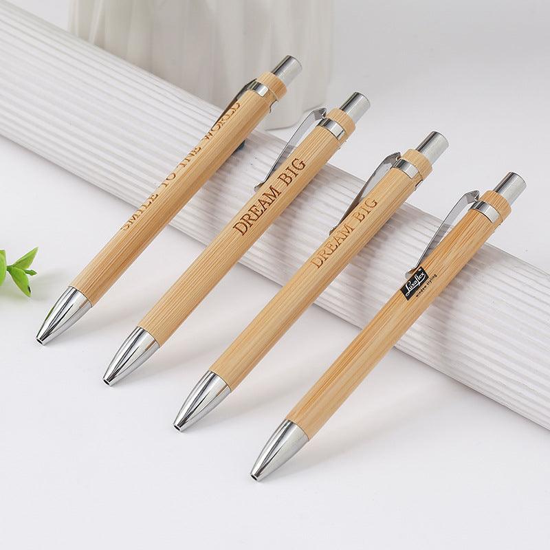 Environmental Friendly Bamboo Pens | Personalized Logo Engraving Pens