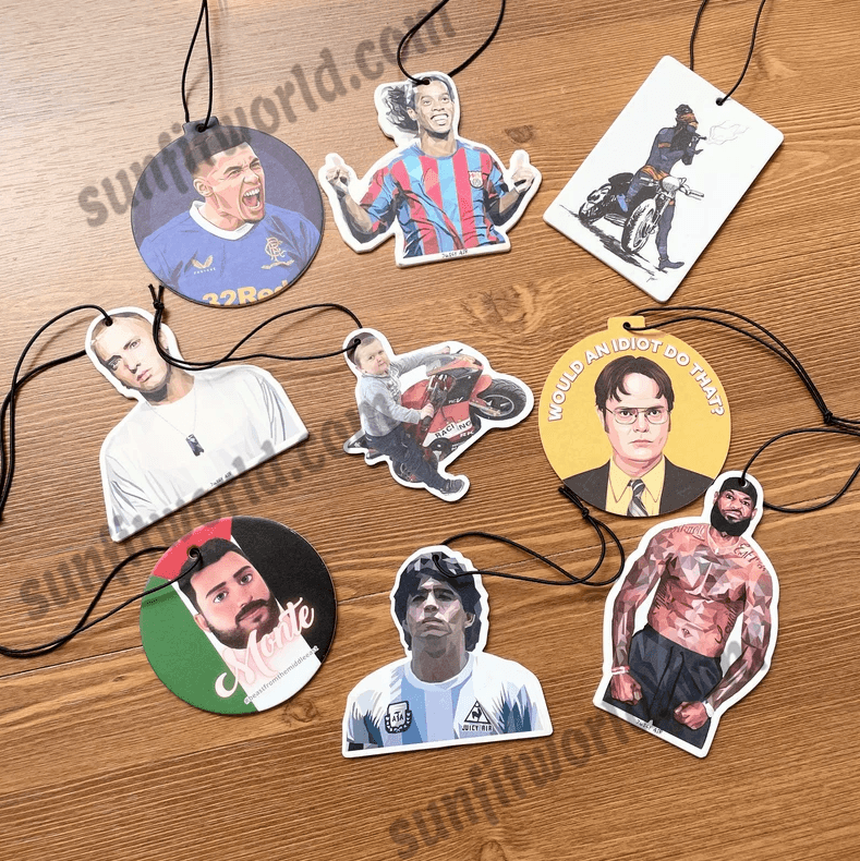 Custom Air Fresheners Logo For School Gift | Car Scent Photo Air Freshener