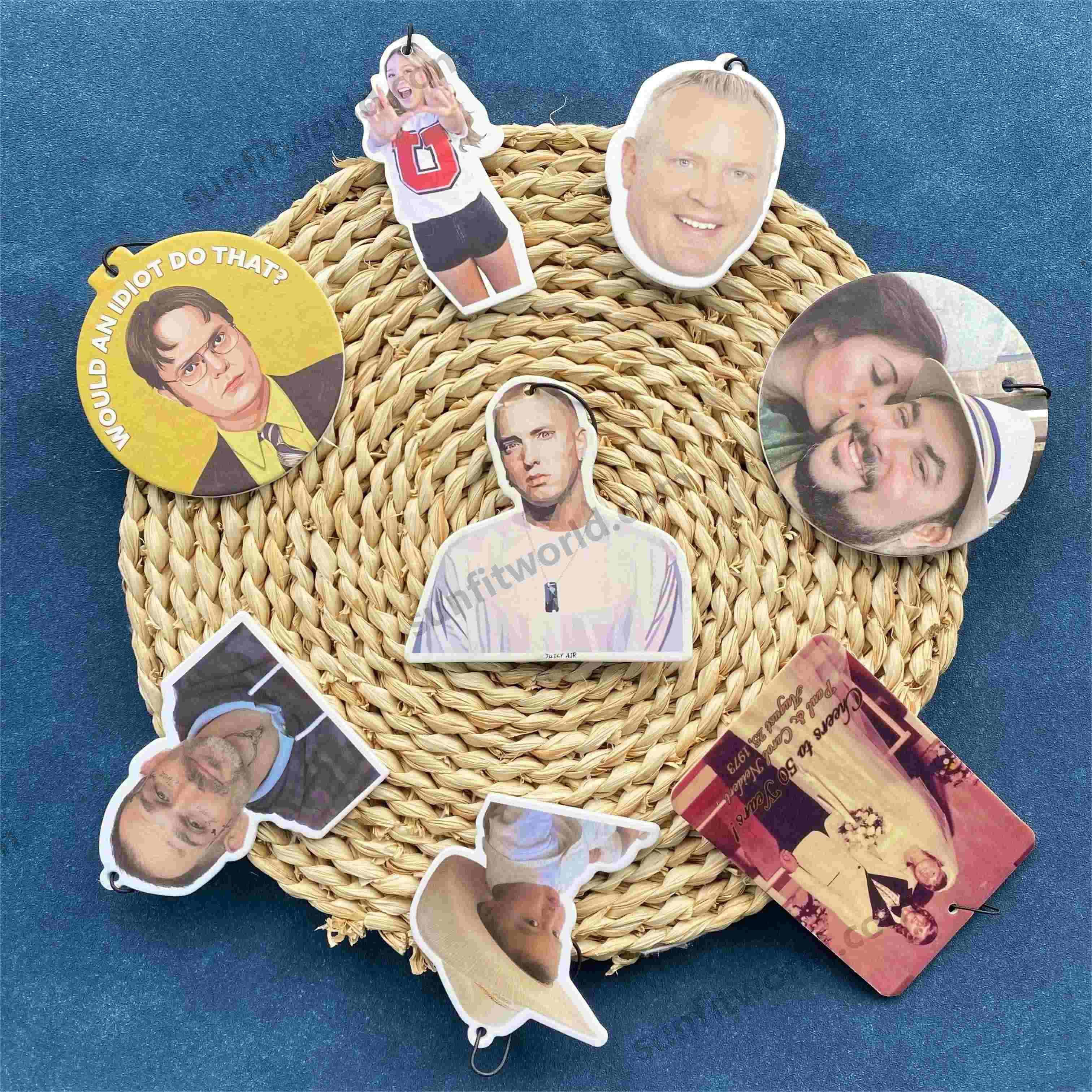 Custom Air Fresheners Logo For School Gift | Car Scent Photo Air Freshener