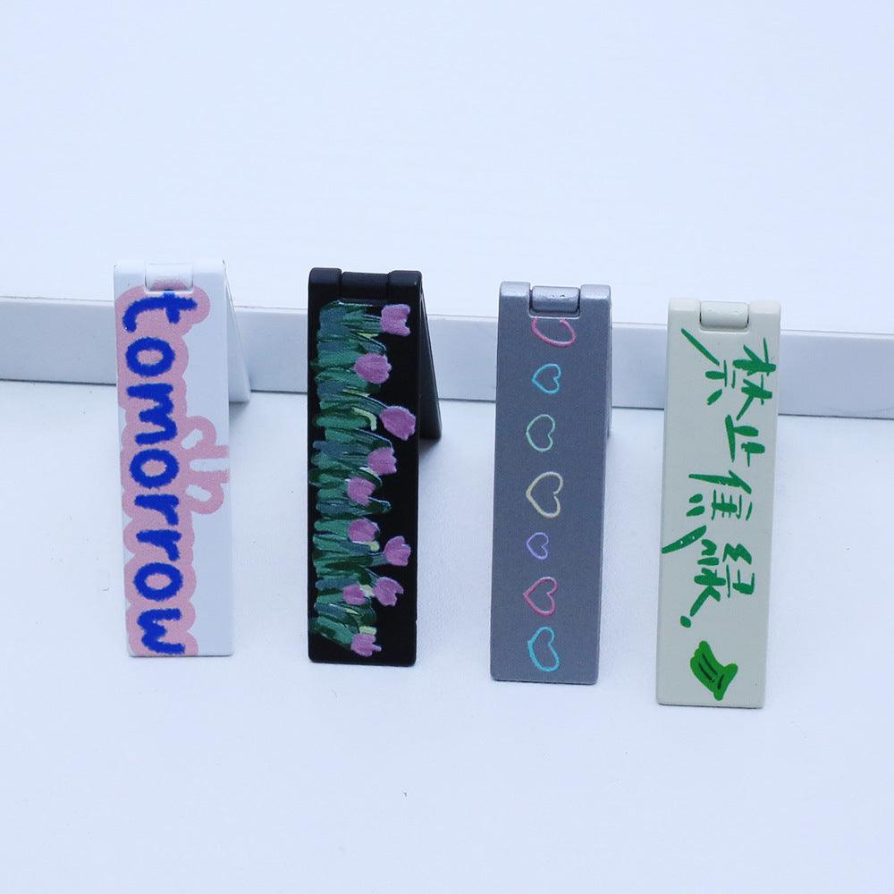 100pcs Ultra-Thin Cell Phone Holder | Adjustable Mini Portable Foldable Phone Stand