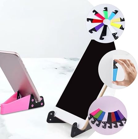 500pcs Universal V Shape Folding Adjustable Phone Holder Portable Foldable Mini Stand Holder