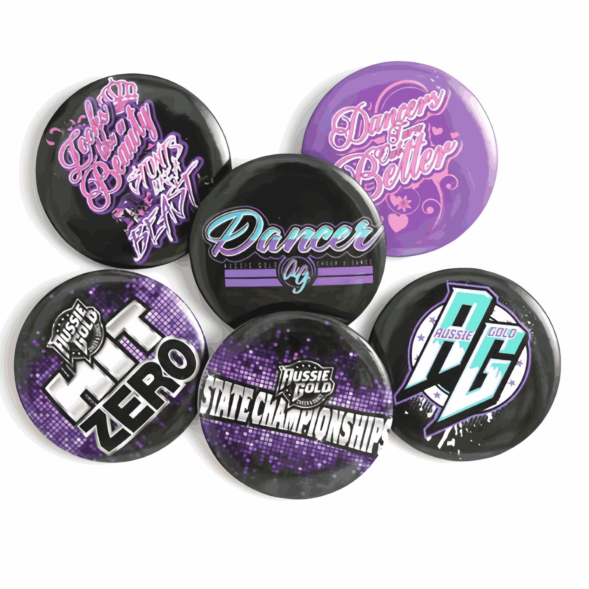 Wholesale Custom Logo Button Pins Customized Full Color Round Pin