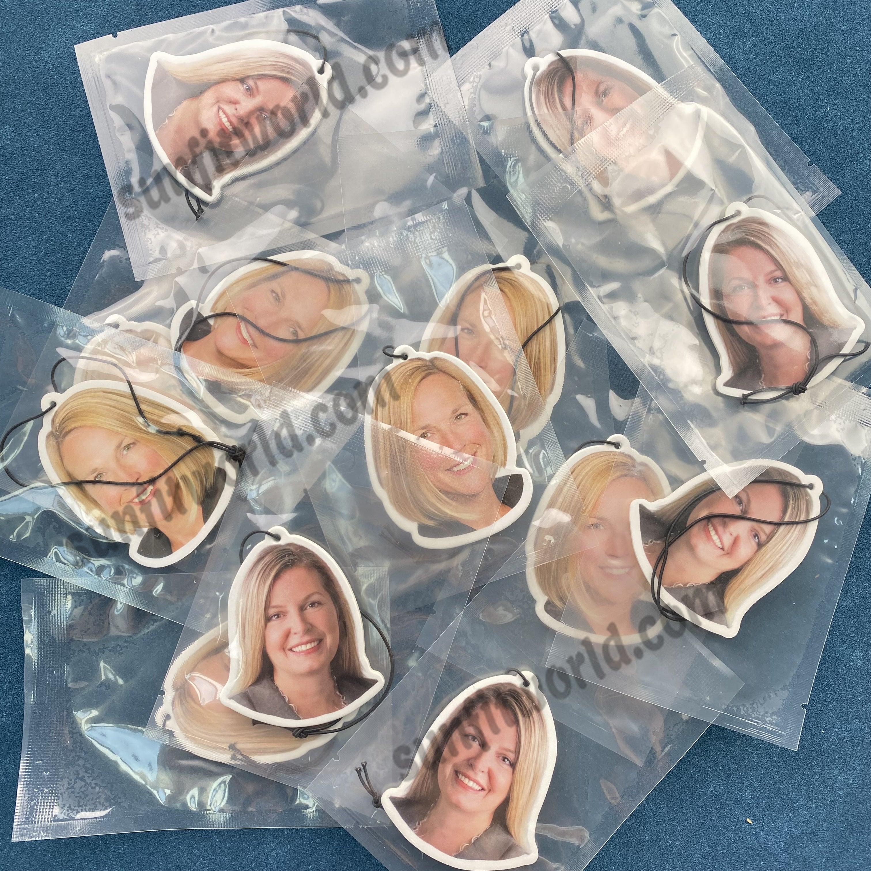 Custom Air Fresheners Logo For School Gift | Car Scent Photo Air Freshener