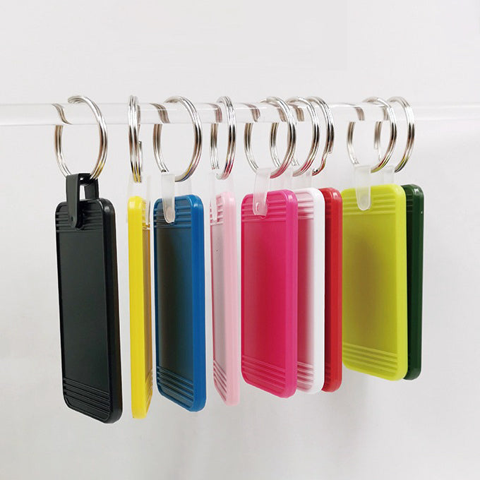 Custom Logo printed Rectangle Keychains