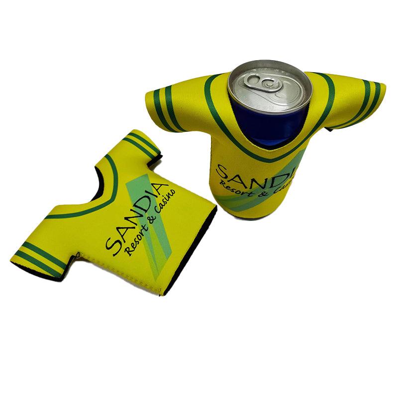 Custom Neoprene T-Shirt Shaped Can Cooler Sleeve