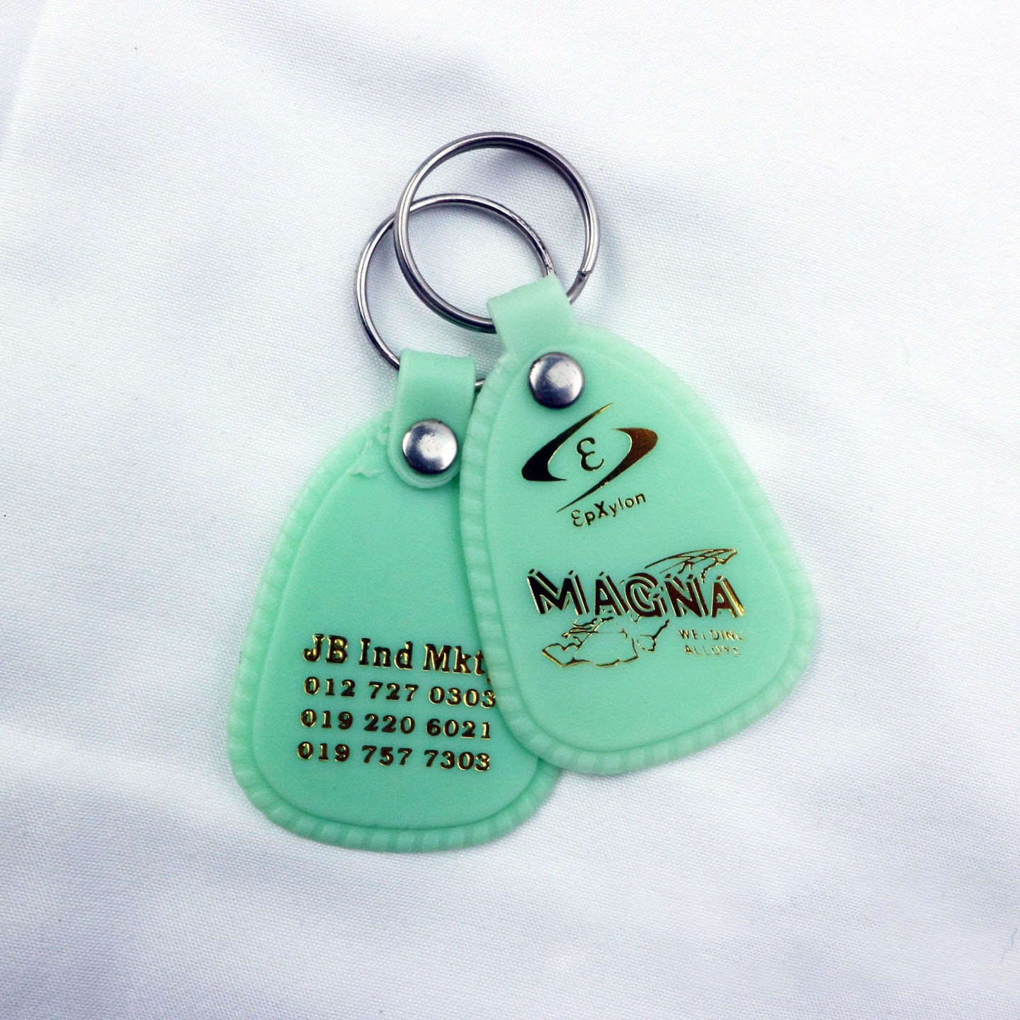 500pcs Vintage Gold Foil Saddle Keychain Key Tag | Designer Keychain Logo