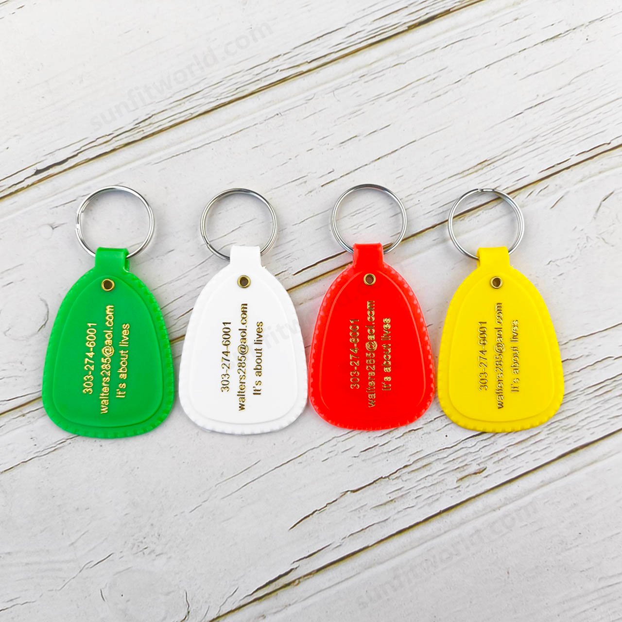 500pcs Vintage Gold Foil Saddle Keychain Key Tag | Designer Keychain Logo