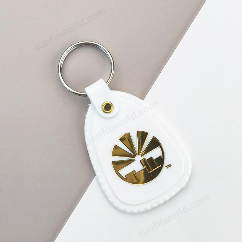 フロリダYE U.S.A SADDLE KEY TAG Saddle Tag Fob | Custom Print | Lucky Line Products