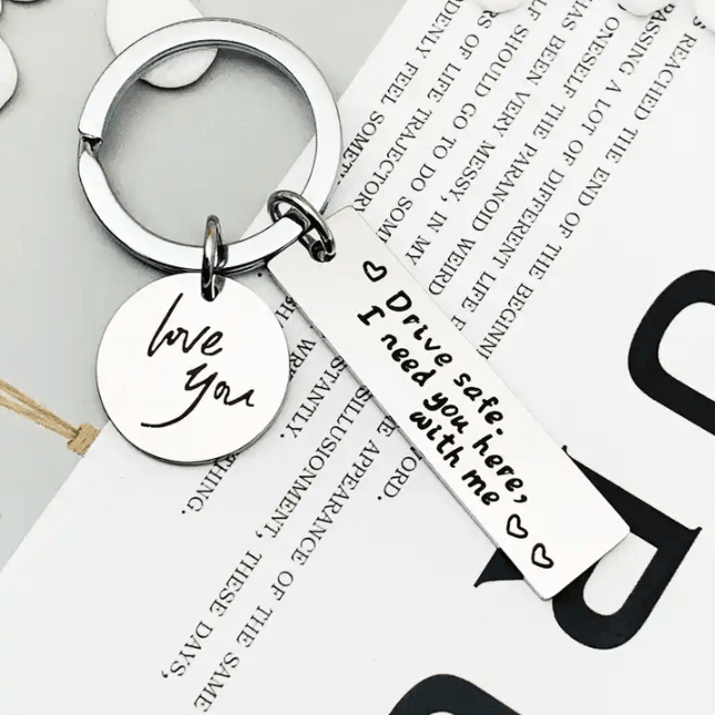 Custom Metal Keychains Any Shape Wedding Gift | Stainless Steel Keyring Promotional Products Pet Dog ID Tag