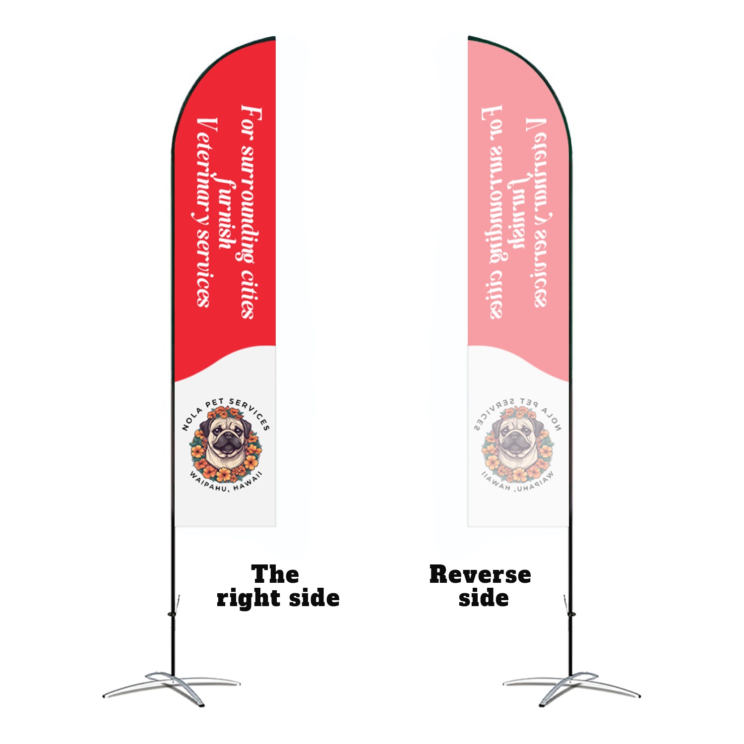 Custom Straight Flag