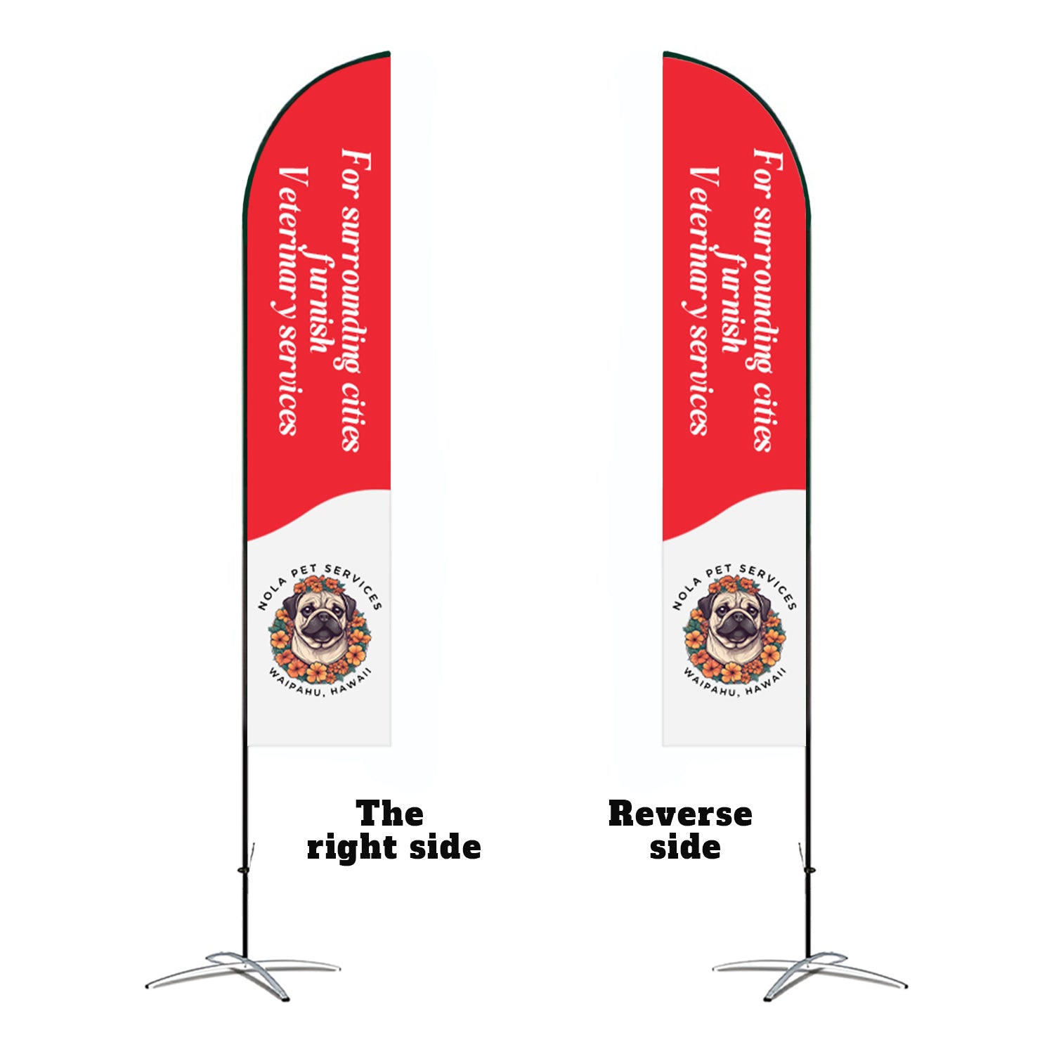 Custom Straight Flag