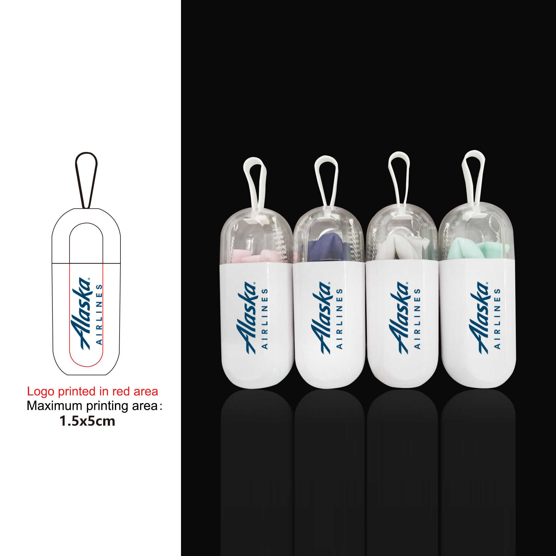 50Custom logo Reusable Silicone Drinking Straw Portable Silicone Straw With Case