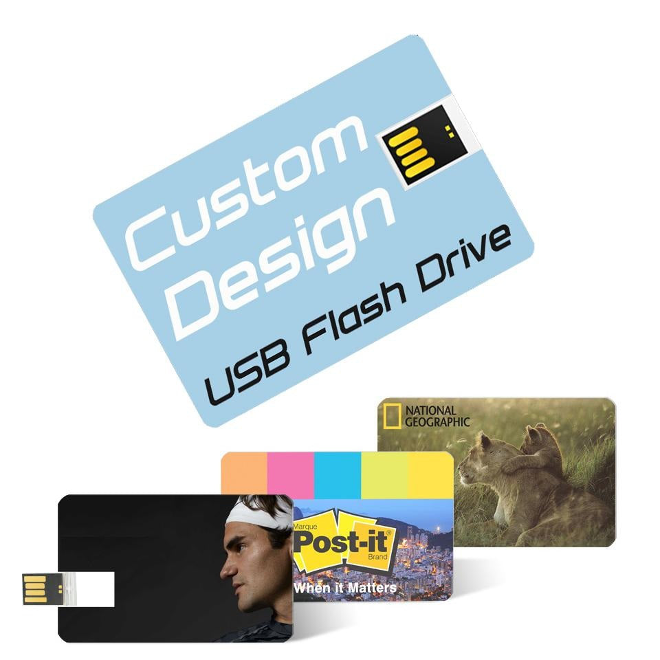 Custom Business Card USB Flash Drive Branded Card 2.0 2G 4G 8G 32G USB Flash Drive
