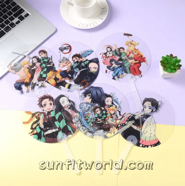 Custom Hand Fan Promo Items Summer Gift | Cooling Fan Outdoor Fan Promotionals Any Shape