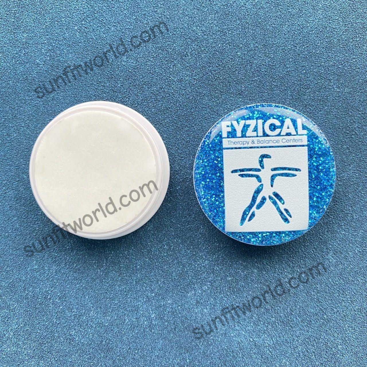 Custom Glitter Phone Stand | Personalized Pop Cell Phone Grip Sockets