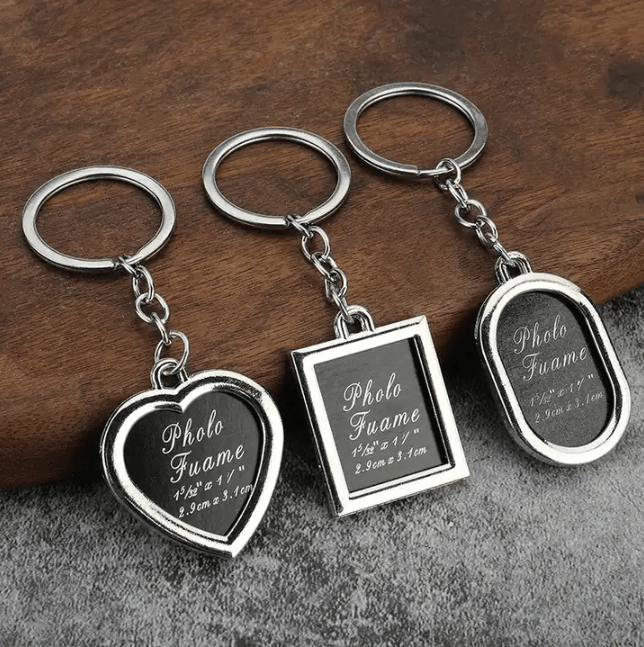 Custom Metal Keychains Any Shape Wedding Gift | Stainless Steel Keyring Promotional Products Pet Dog ID Tag