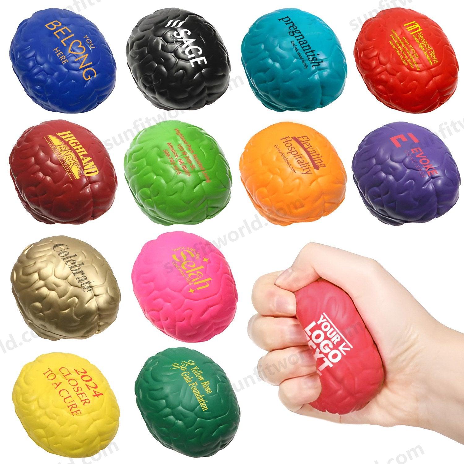 Custom Brain Stress Reliever with Logo Promotional Giant Brain Ball